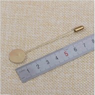 Основа для броши "Шляпная булавка", 1.5*7.5 см